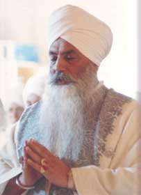 Yogi Ji prayer pose